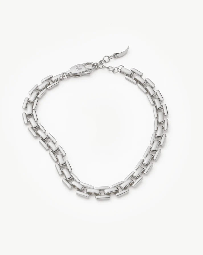 Timepiece Link Chain Sterling Silver Silver