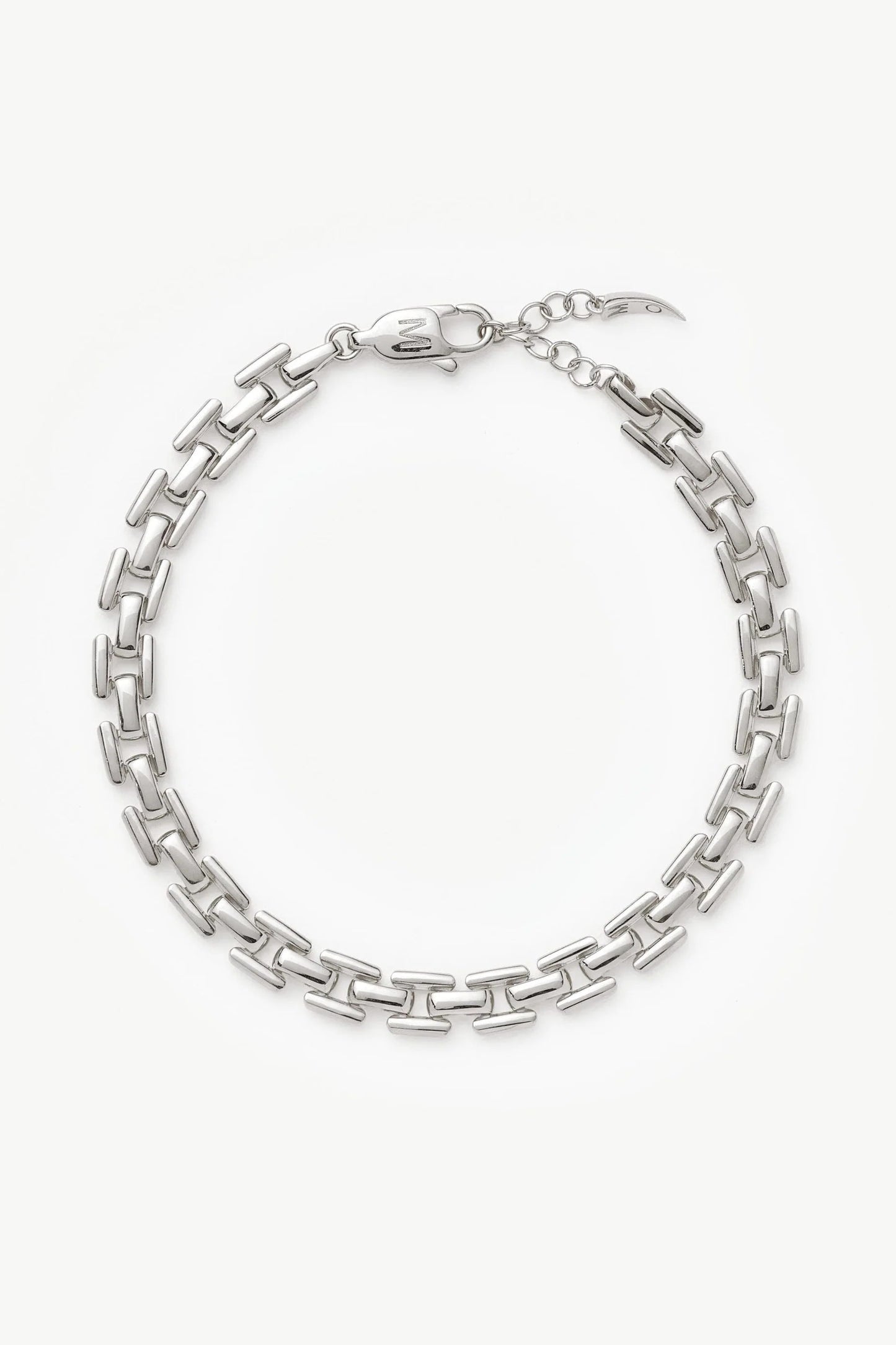 Timepiece Link Chain Sterling Silver Silver