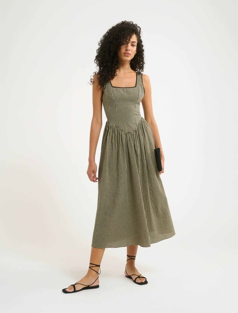 Toulouse Midi Dress Black