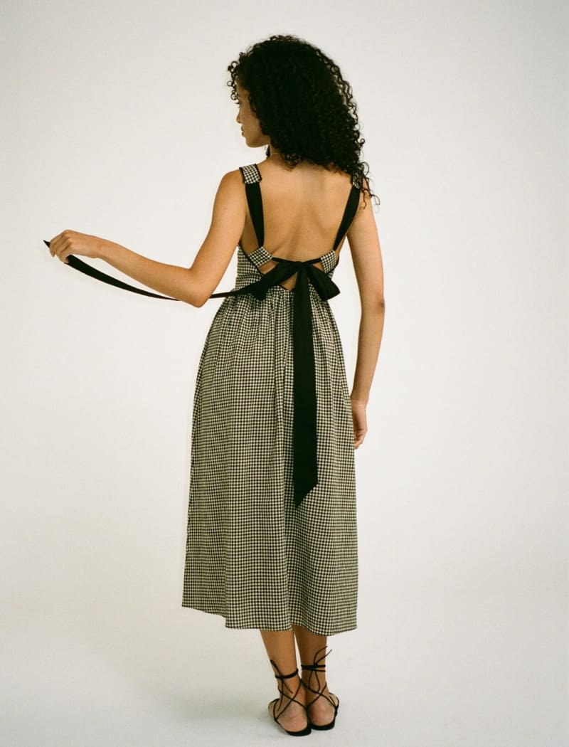 Toulouse Midi Dress Black