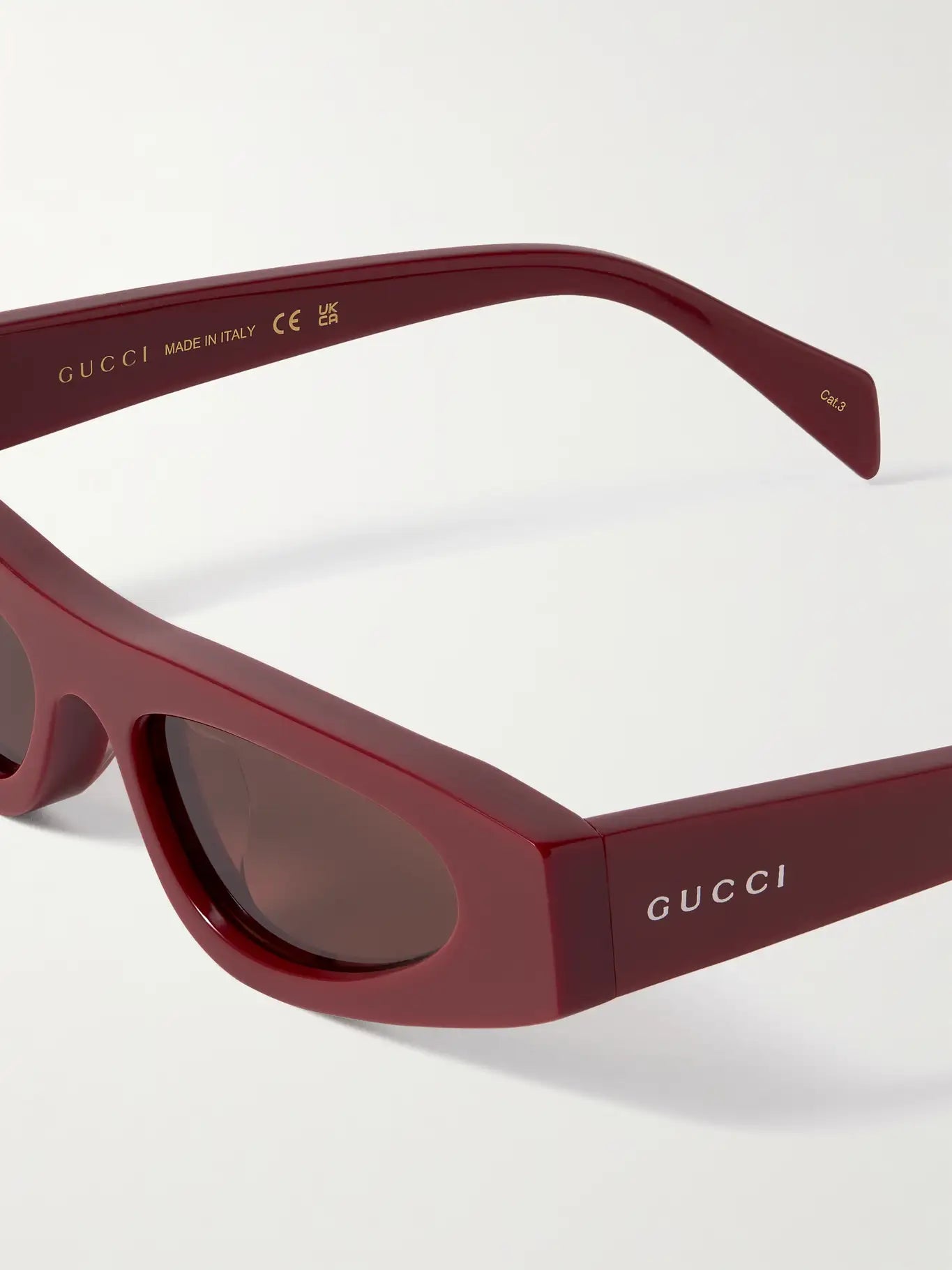 Gucci Cat-eye Sunglasses Burgundy GG1779SA 002