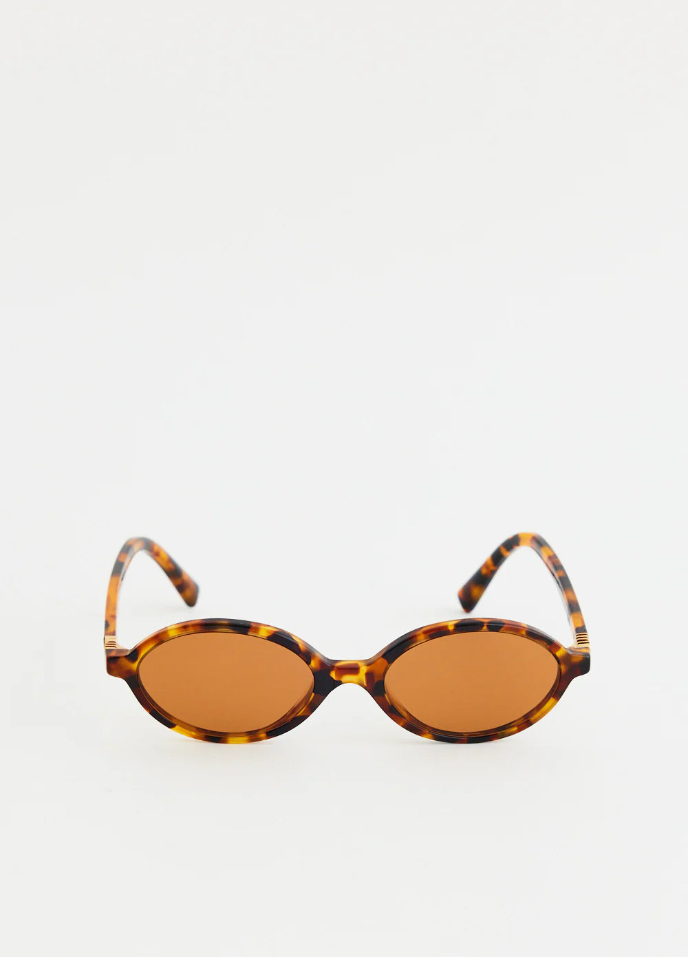 Miu Miu Oval Sunglasses Havana 0MU 04ZSF