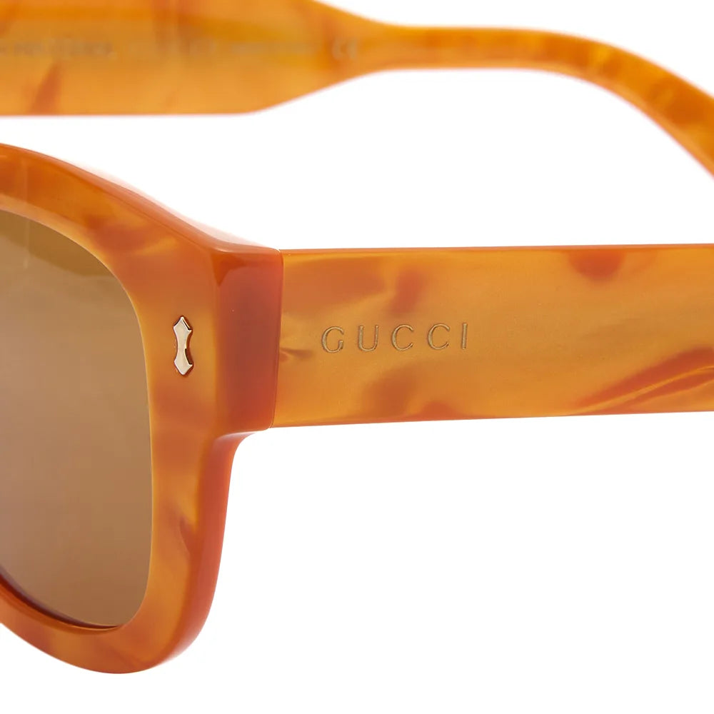 Gucci Square-frame sunglasses Yellow GG1110S 004