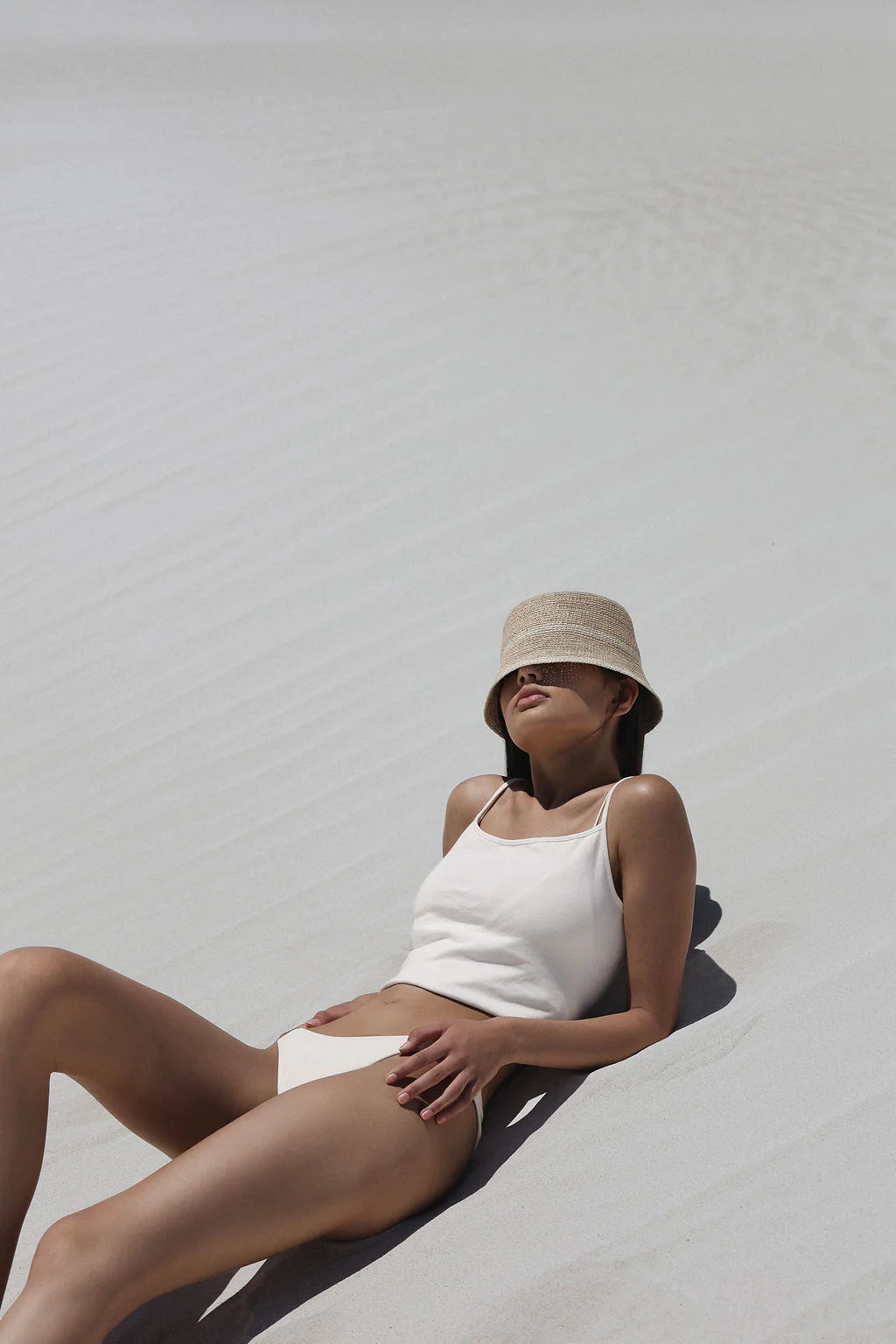 Lila Bucket Hat Sand and Natural