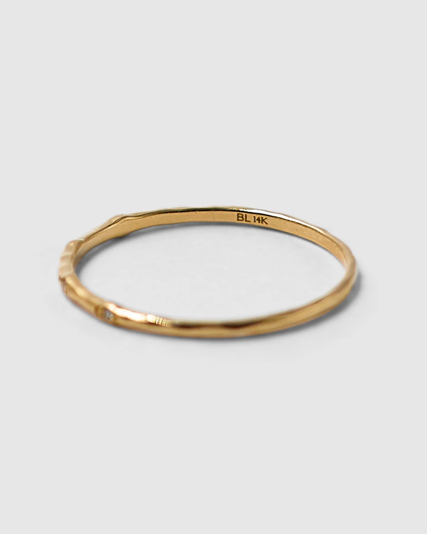 14k Esther Diamond Ring Solid Gold