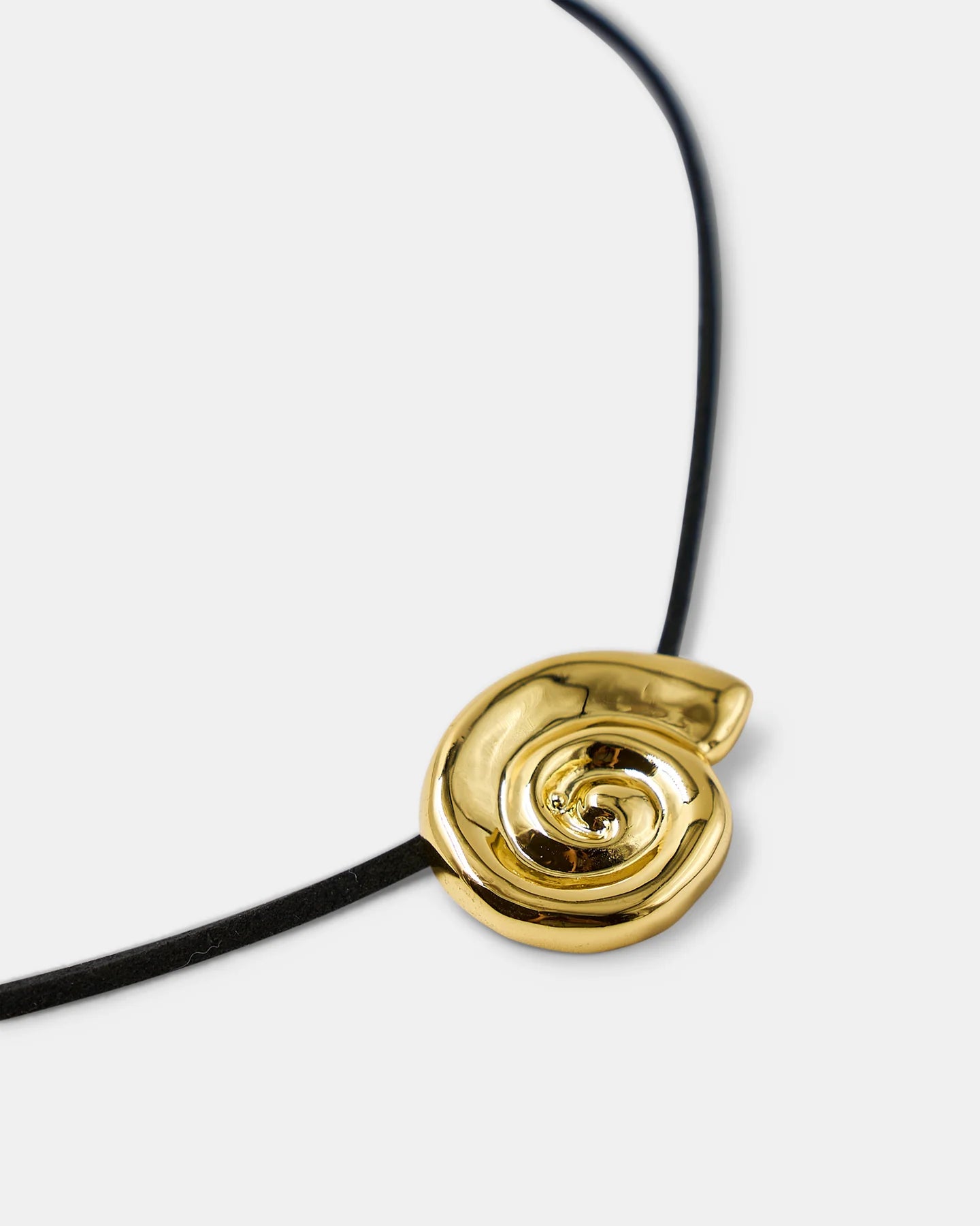Spiral Pendant Gold