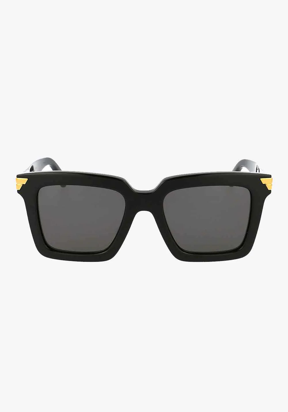Bottega Veneta Oversized Square Frame Sunglasses BV1005S 001 Black