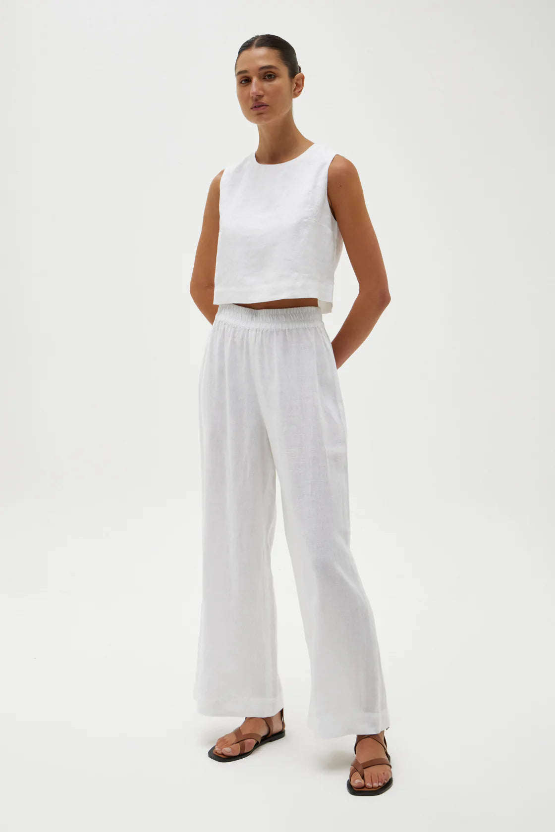 Nilsa Pants White