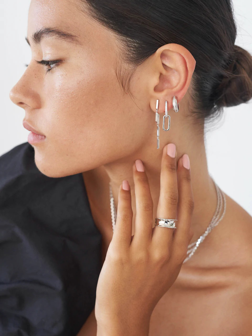Celeste Earrings Silver