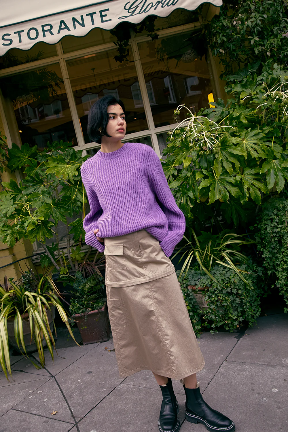 Sally Sweater Purple