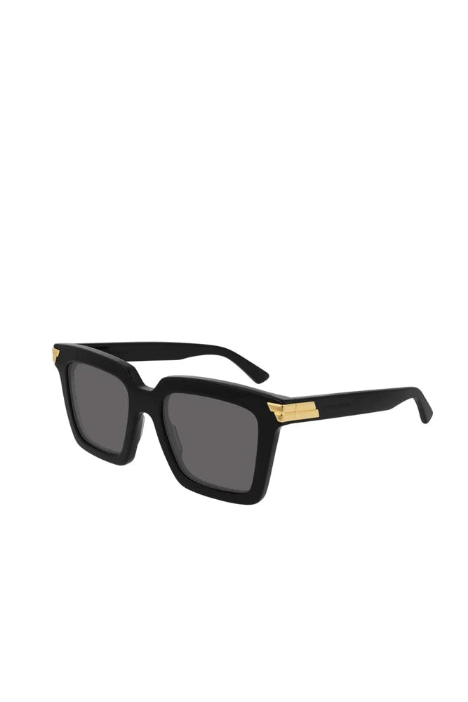 Bottega Veneta Oversized Square Frame Sunglasses BV1005S 001 Black