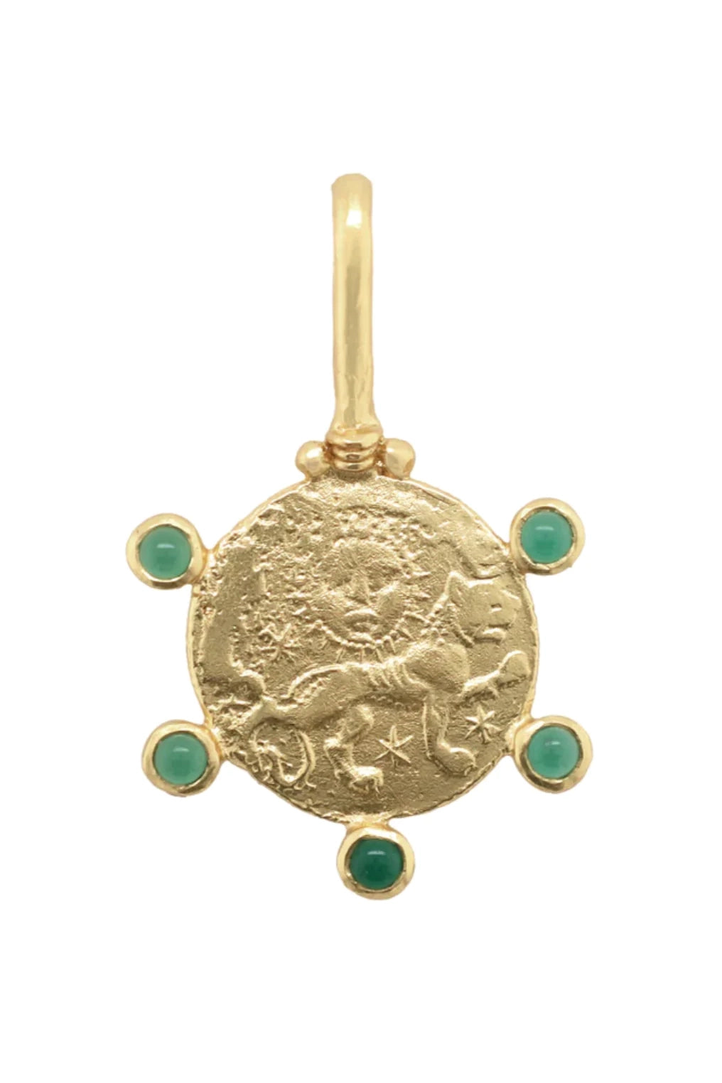 Jahangir Pendant with Green Onyx