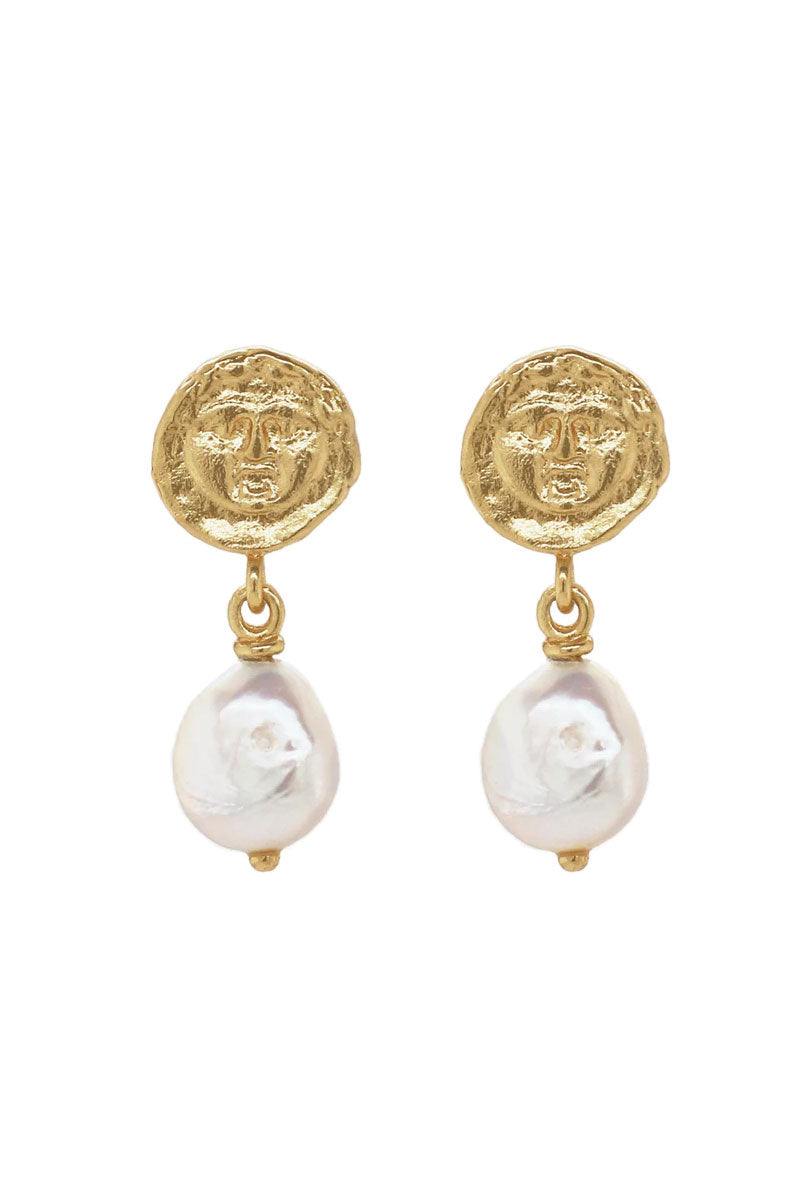 Pandaia Earrings with Pearl