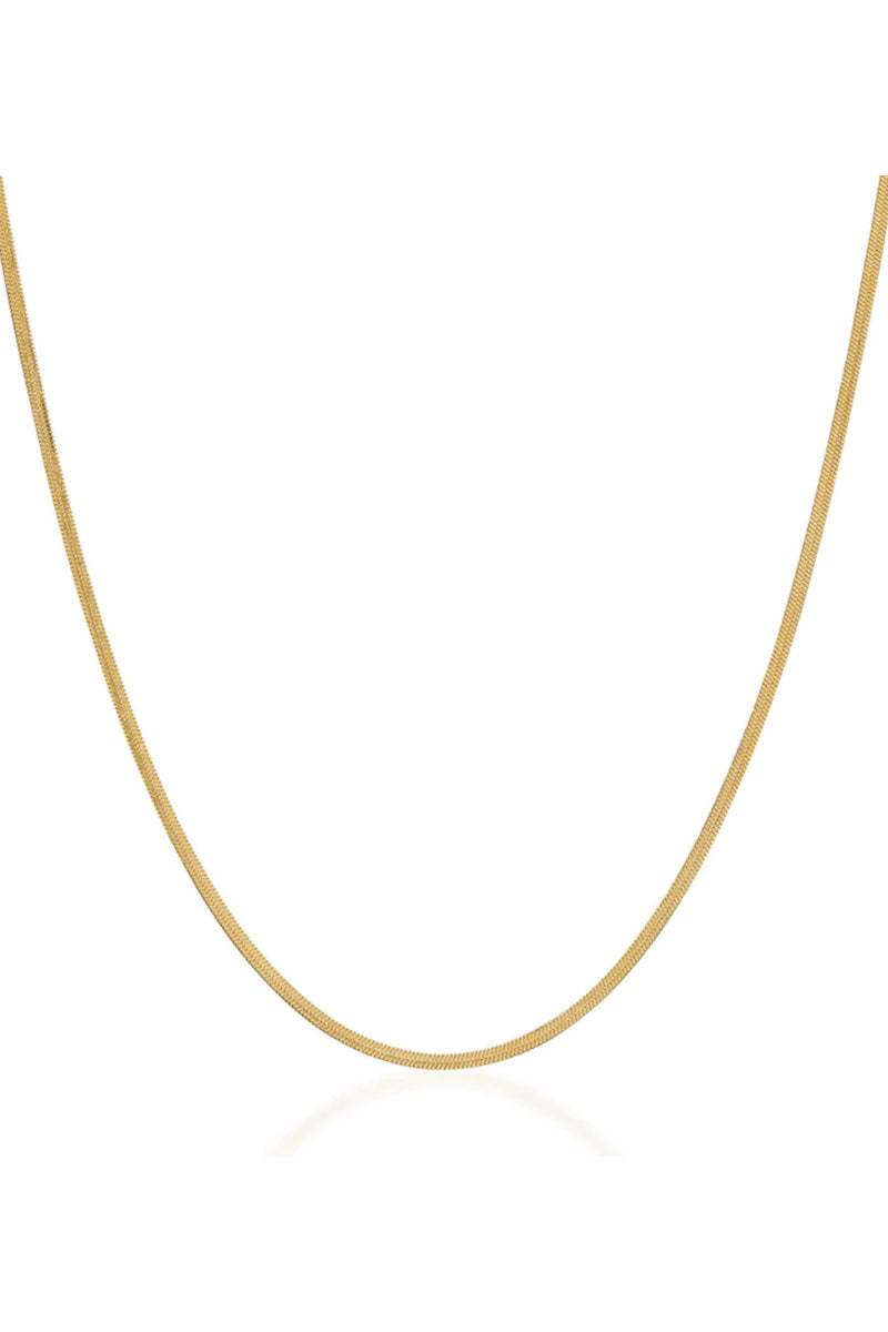 Sphinx 2mm Snake Chain Necklace Gold