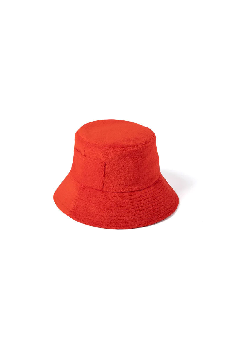 Wave Bucket Hat Cherry
