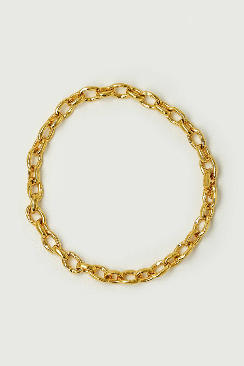 Mini Link Chain Bracelet Gold
