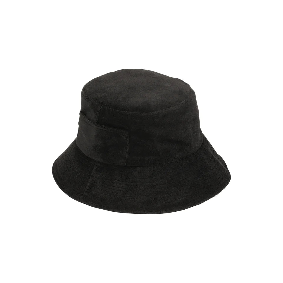 Wave Bucket Hat Black