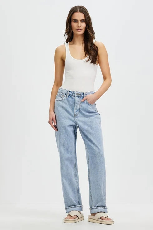 Everyday Relaxed Jeans Light Stone