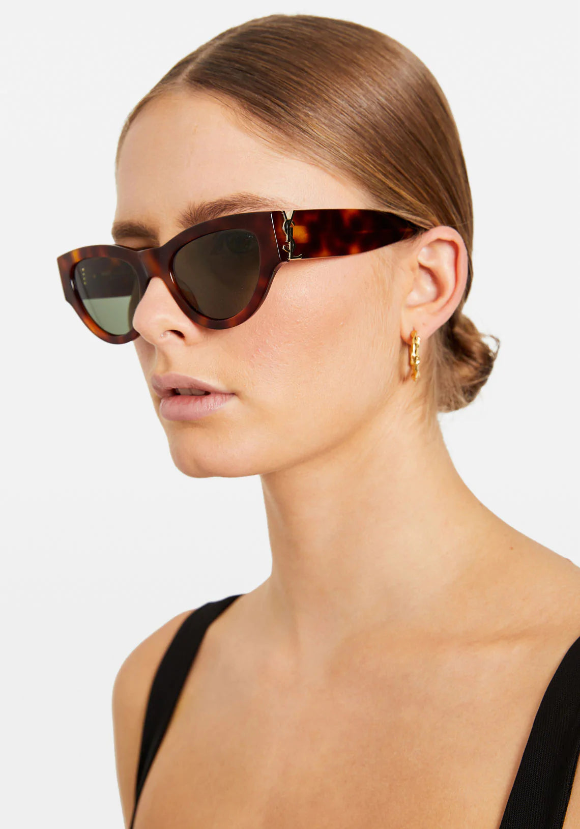 Yves Saint Laurent Cat eye Havana SL M94 Laneway Boutique