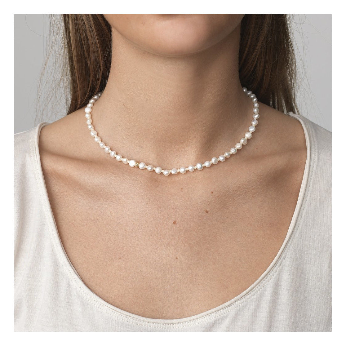 Petit Stellar Pearly Necklace